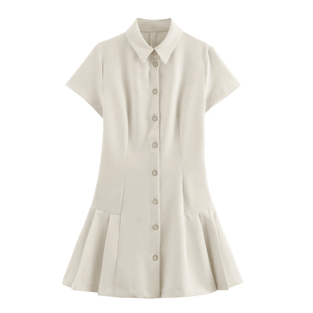 UNIZERA Women's Slim Fit Polo Dress - Casual Short Style for Spring - Buy Center US