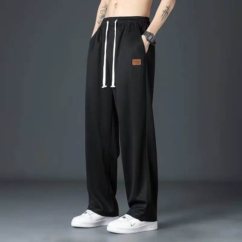 Trendy Men’s Casual Jogger Sweatpants - Quick Drying for Spring & Summer - Buy Center US
