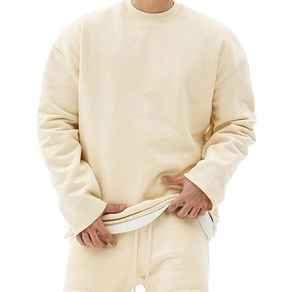Dueweer Men's Summer Cotton Sets - Loose Hoodie & Shorts for Casual Wear - Buy Center US
