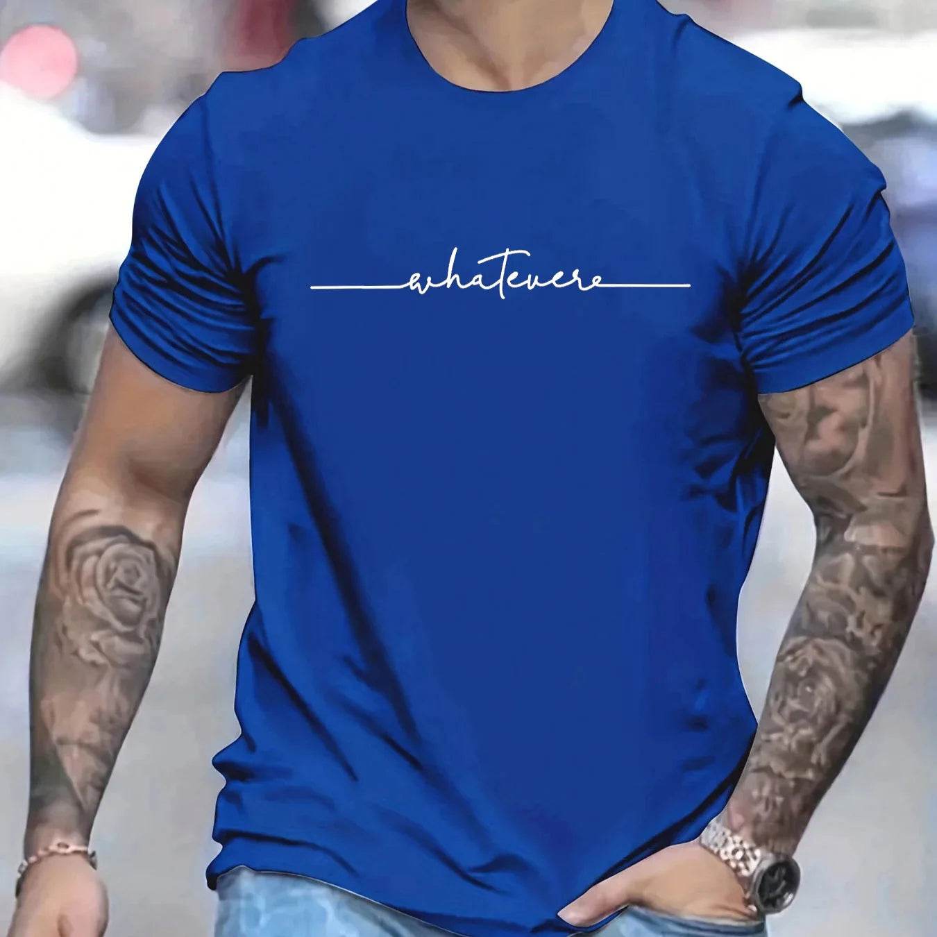 GUILAN Men's Casual Polyester T-Shirt - Lightweight Summer Round Neck - Buy Center US