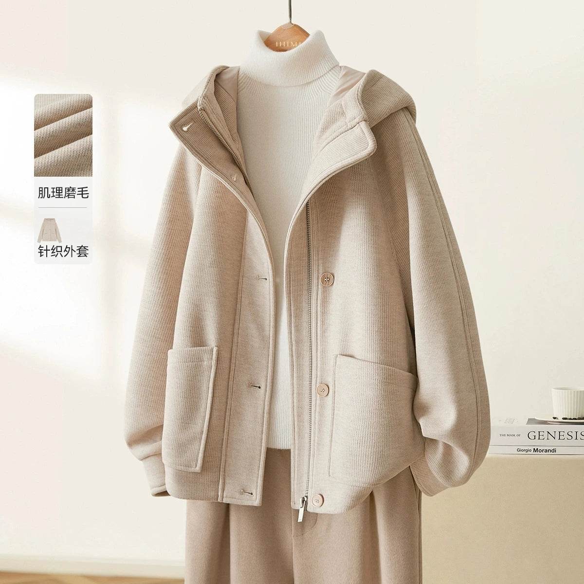 Elegant Women's Loose Parka Jacket - Chic Winter Office Coat - Buy Center US