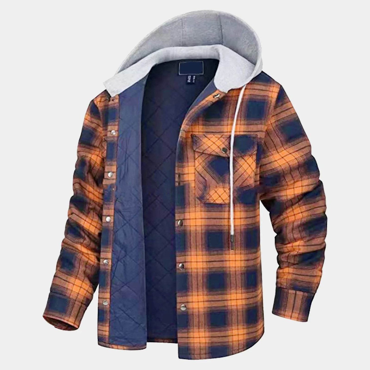 Men's Thickened Cotton Jacket - Casual Autumn Winter Hooded Coat - Buy Center US