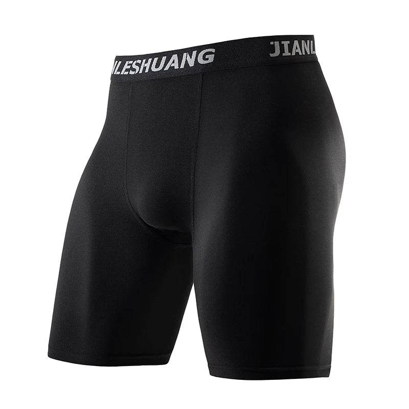 Men's Long Cycling Boxer Shorts - Comfortable Fitness Underwear for Training - Buy Center US