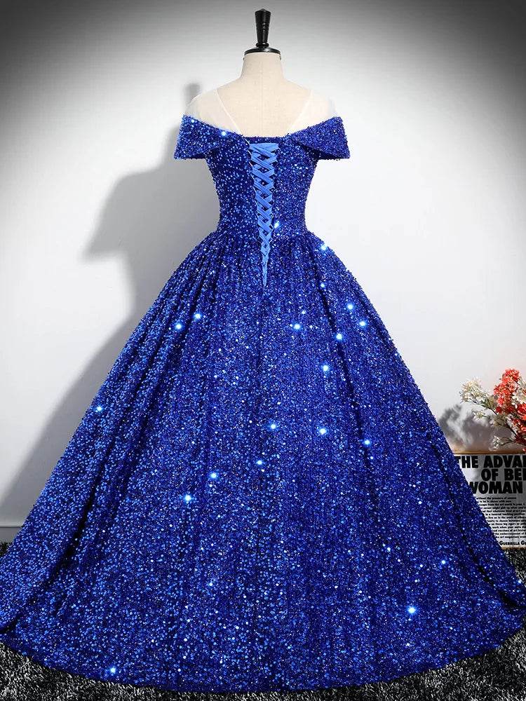 GUXQD Customized Ball Gown Quinceanera Dress - Sequins & V-Neck - Buy Center US