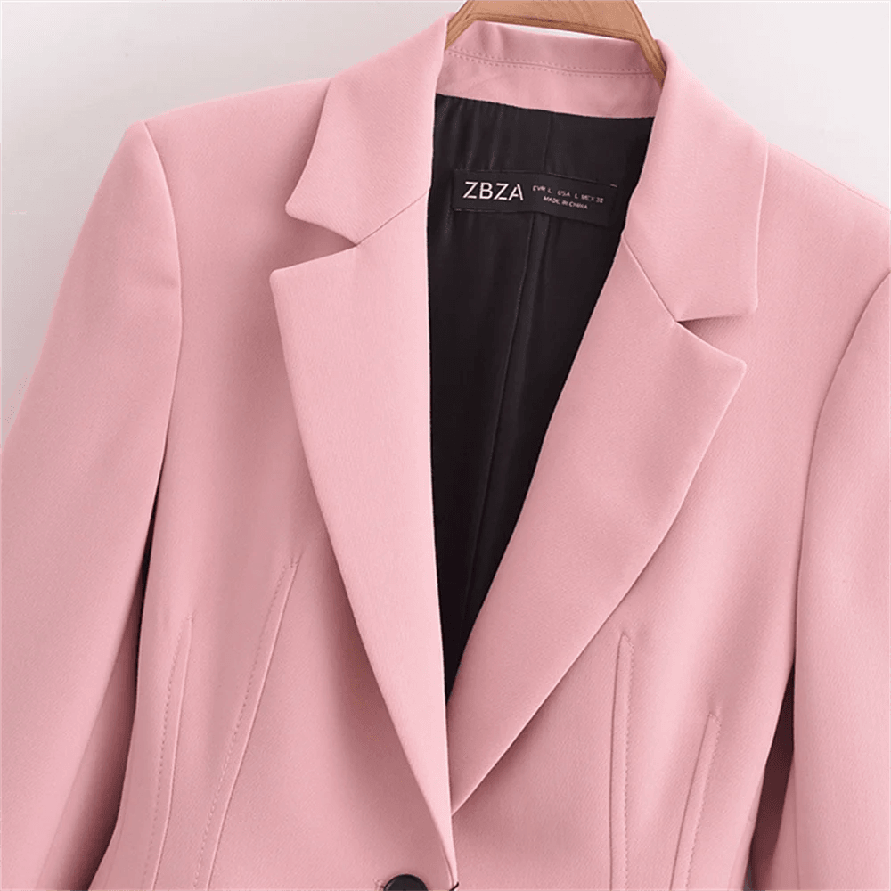 UNIZER Women's Fashion Casual Slimming Coat - Long Sleeve Pockets - Buy Center US