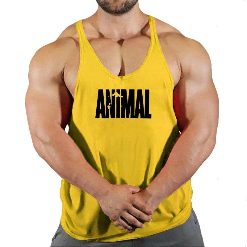 Men’s Fitness Stringer Vest - Casual Muscle Tank Top for Bodybuilding - Buy Center US