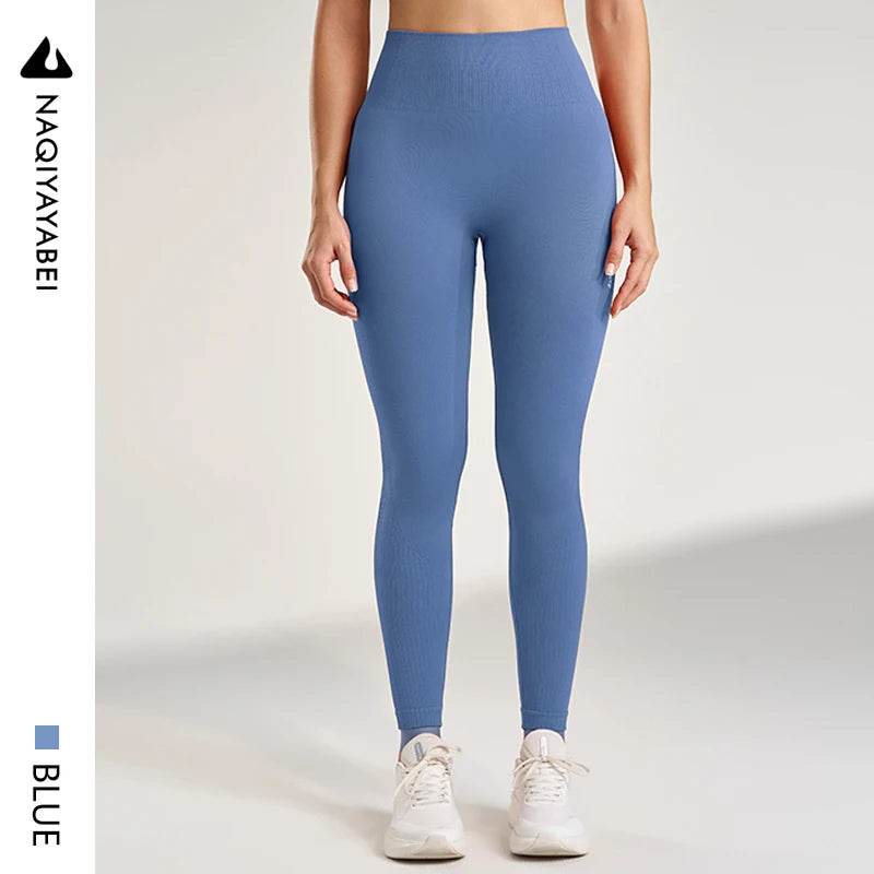 High Waisted Women's Yoga Pants - Tummy Tightening Sports Leggings - Buy Center US