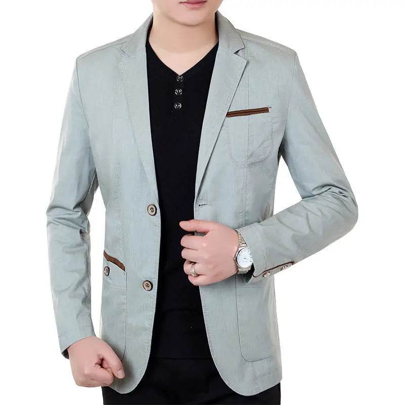 FAVOCENT 2025 Men’s Casual Blazer - Lightweight Spring/Autumn Jacket - Buy Center US