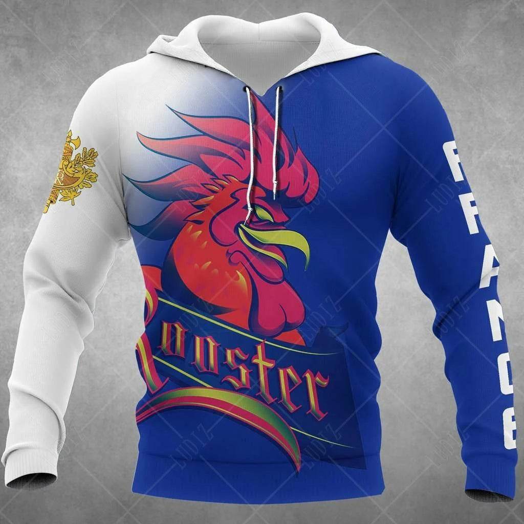 Men's 3D Print France Flag Hoodie - Casual Long Sleeve Autumn Wear - Buy Center US