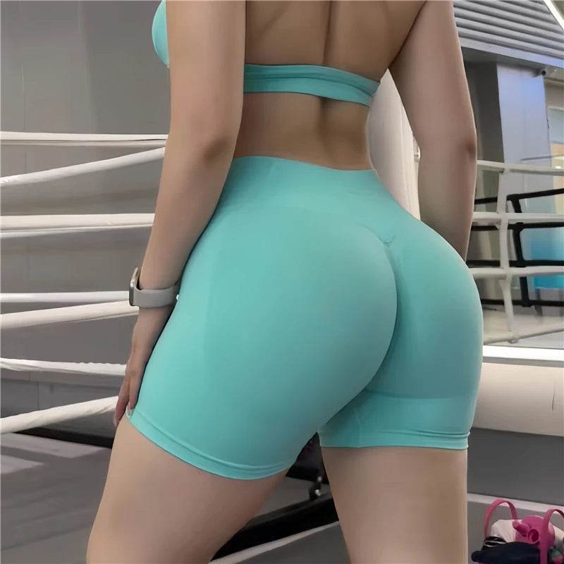 LEDP Women's Scrunch Butt Running Shorts - Seamless Biker Yoga Fit - Buy Center US