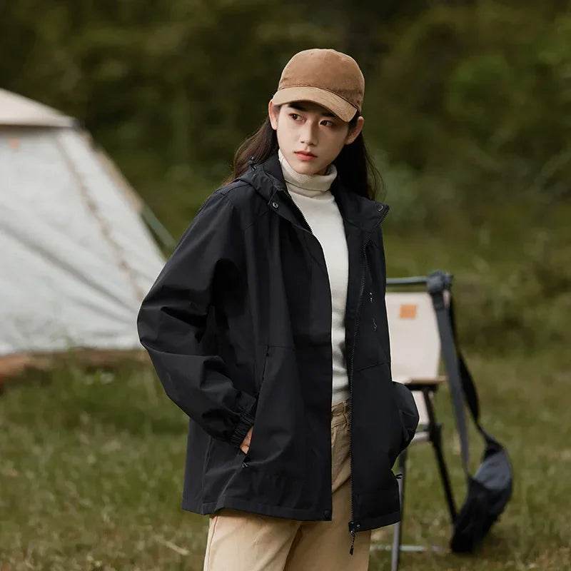 Thin Windproof Climbing Jacket - Casual Loose Fit for Spring & Autumn - Buy Center US
