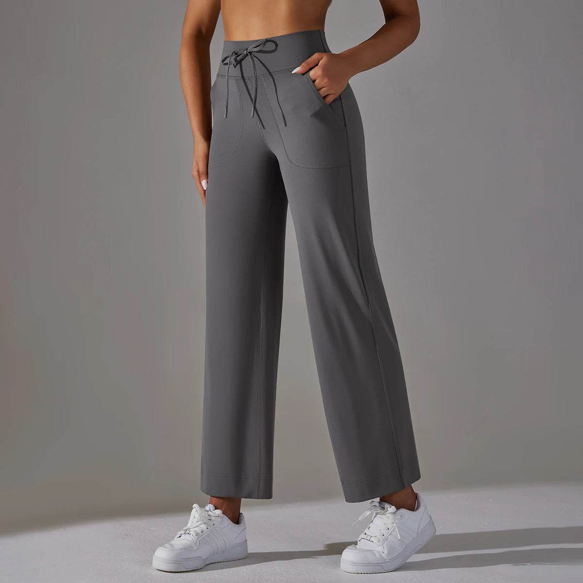 Hamidou Women's High Waist Flare Leggings with Pockets – Yoga & Fitness - Buy Center US