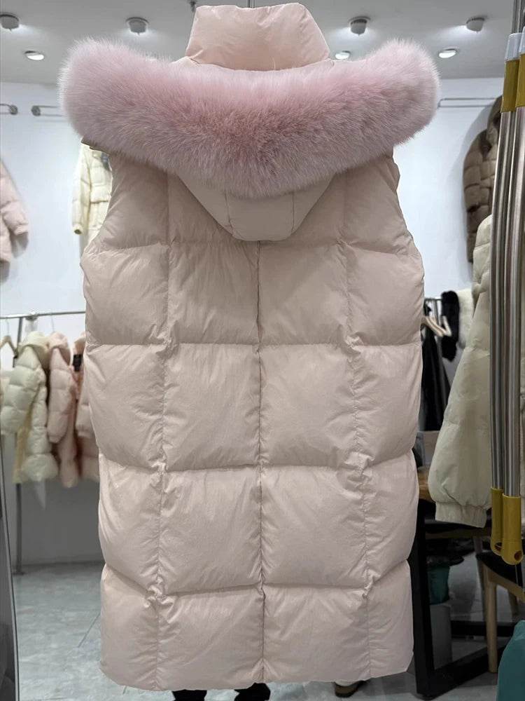LAJWMPLXLSCN Women's Hooded Down Jacket - Thick & Knee Length - Buy Center US