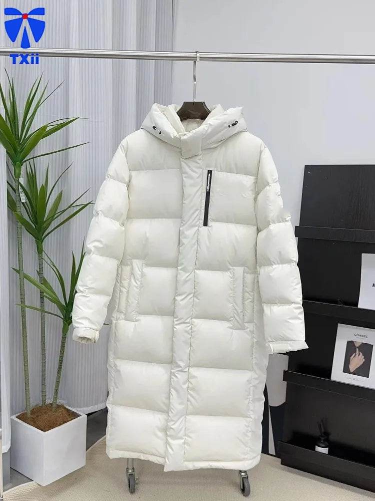 Women's Classic 1996 Down Jacket - Warm, Thick, Solid Color Winter Coat - Buy Center US