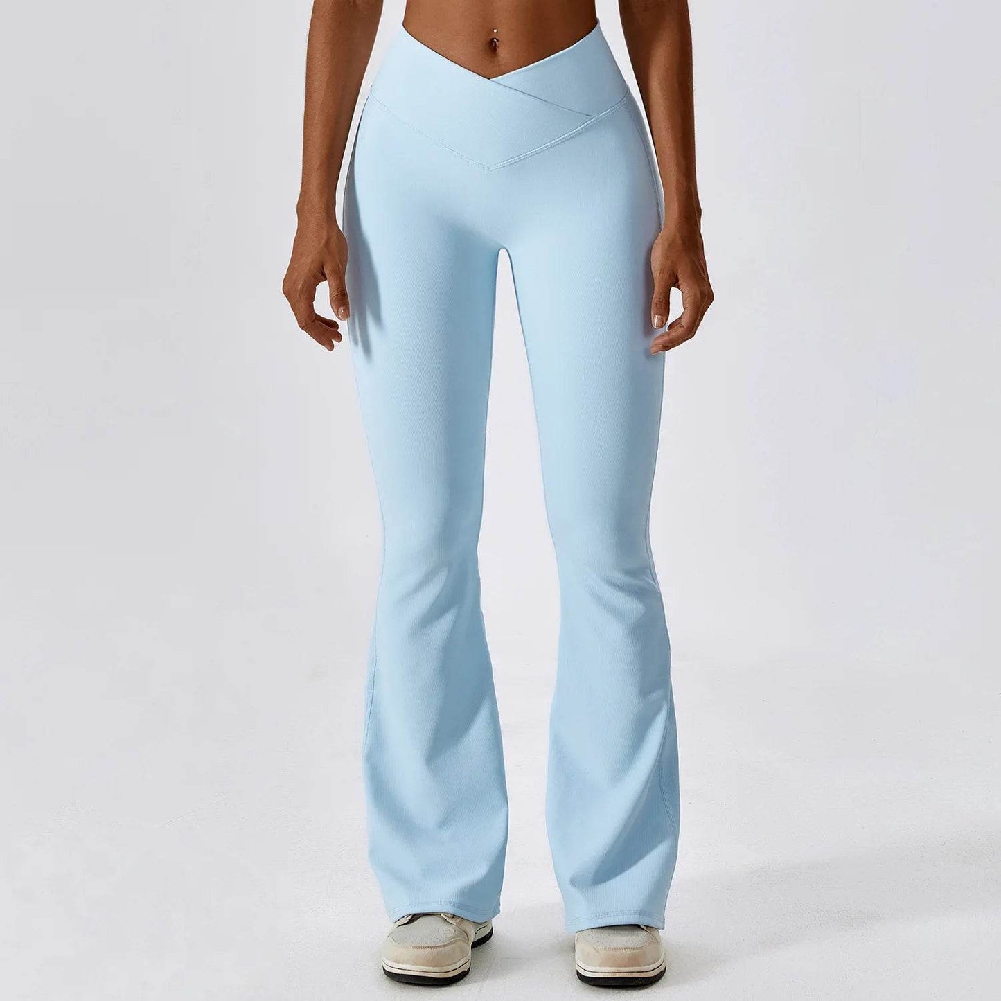 SWELTERING High Waist Flare Leggings - Women's Yoga & Gym Pants - Buy Center US