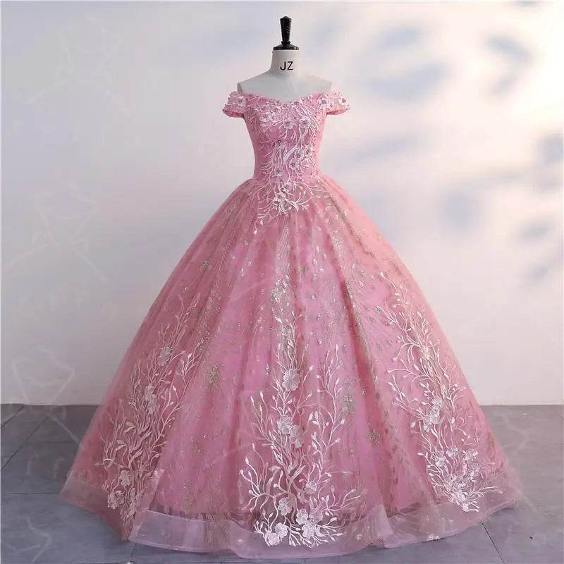 SONHAR Plus Size Gold Quinceanera Dress - Off The Shoulder Ball Gown - Buy Center US