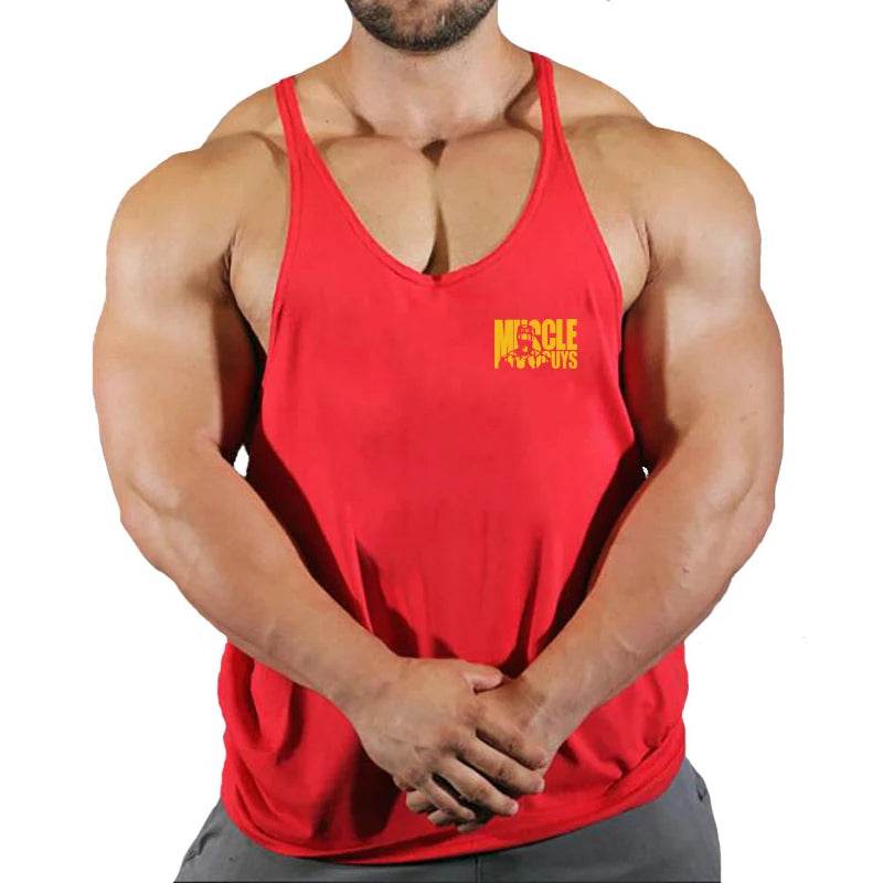 Muscle Guys Cotton Gym Tank Tops - Men's Sleeveless Bodybuilding Undershirt - Buy Center US