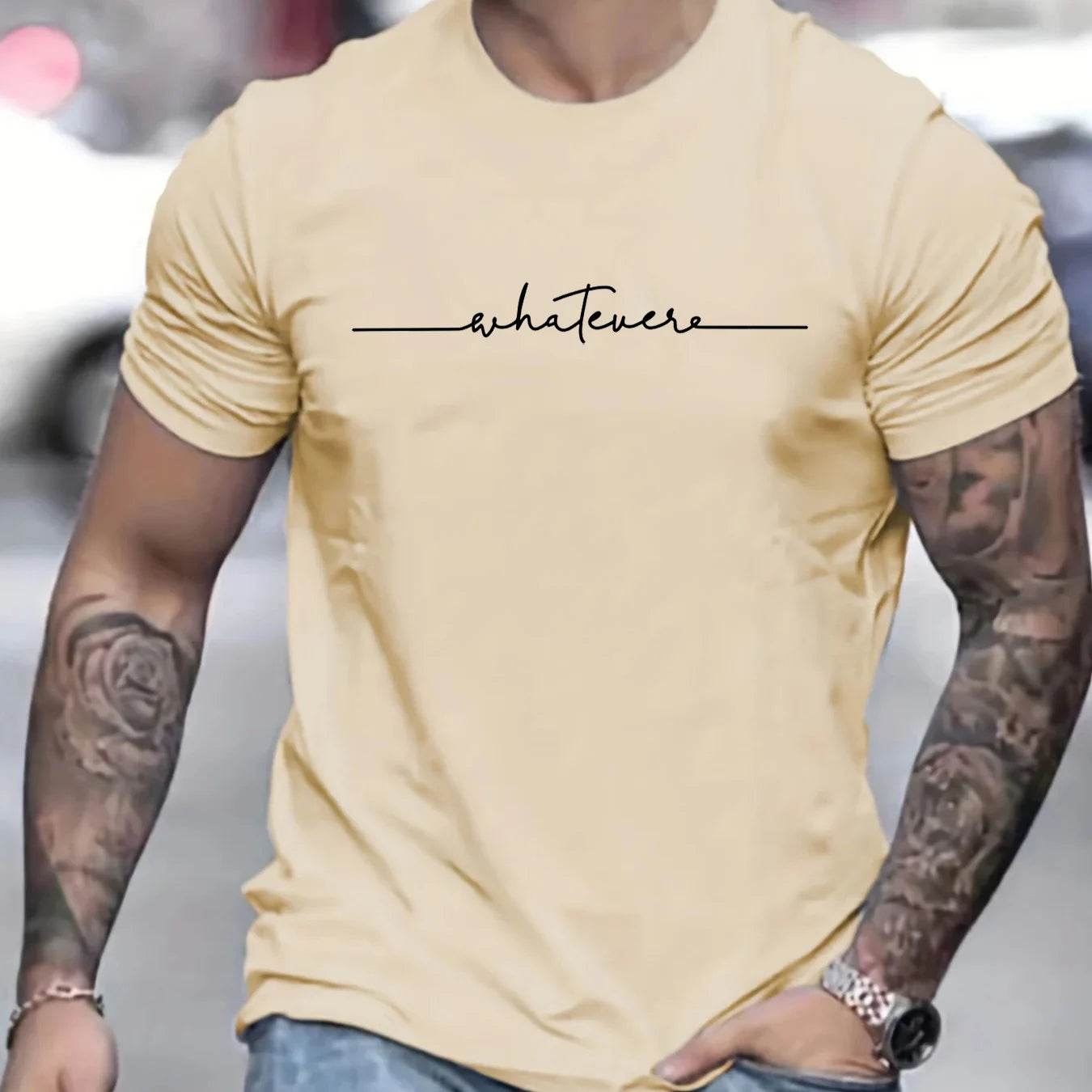 GUILAN Men's Casual Polyester T-Shirt - Lightweight Summer Round Neck - Buy Center US