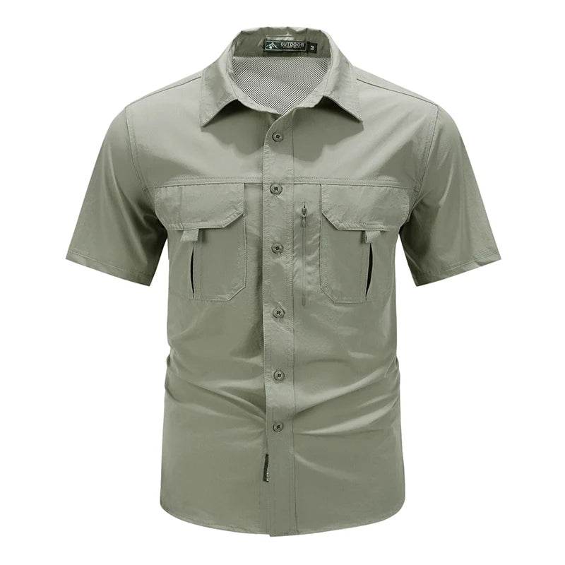 Wolf Inheritance Men's Tactical Short Sleeve Shirt - Quick Dry & Breathable - Buy Center US