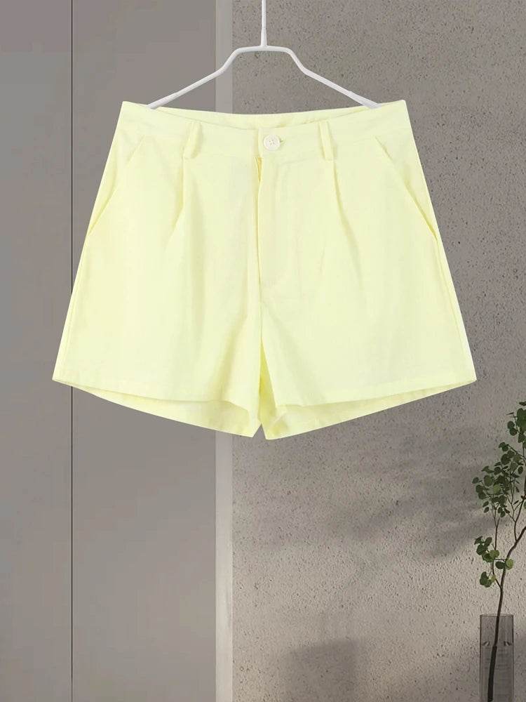 HTTEM Women’s Summer Vest Shorts Set - V-Neck Sleeveless Style - Buy Center US