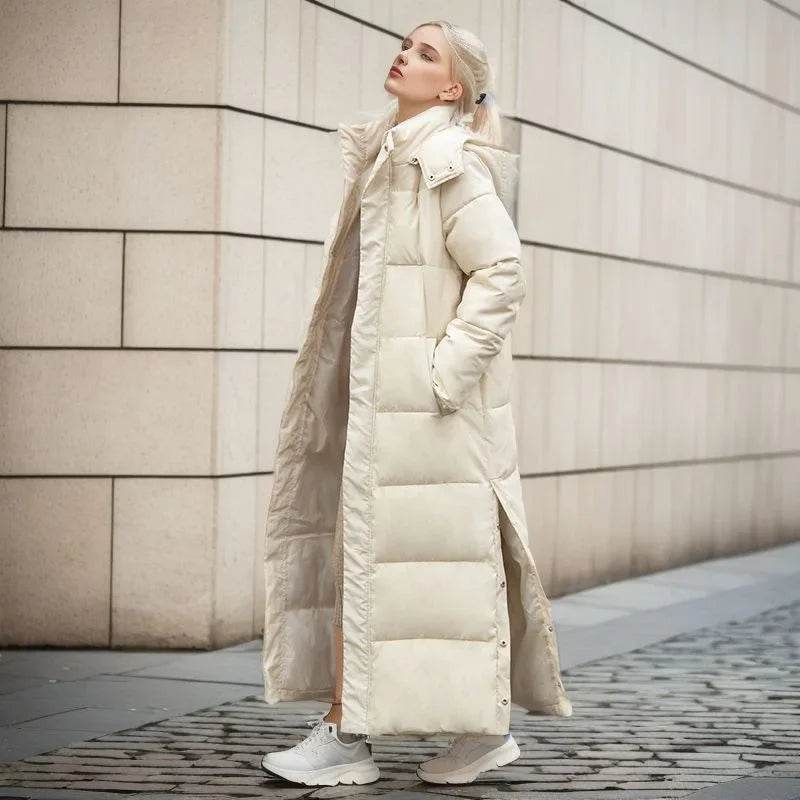 2024 Winter Women’s Hooded Parka Coat - Thick Slim-Fit Style - Buy Center US