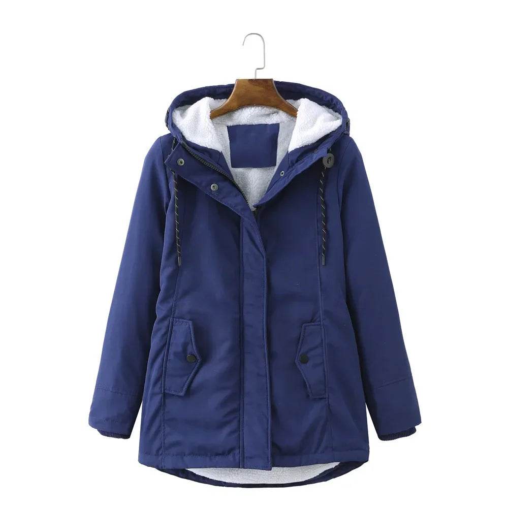 Kalenmos Women's Thick Warm Parka Coat - Casual Winter Jacket - Buy Center US
