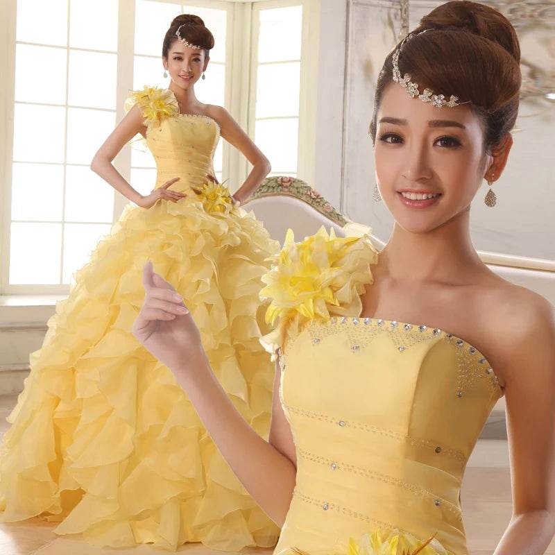 MAIYA LILY Candy Color Quinceanera Dresses - Plus Size Tiered Ball Gown - Buy Center US