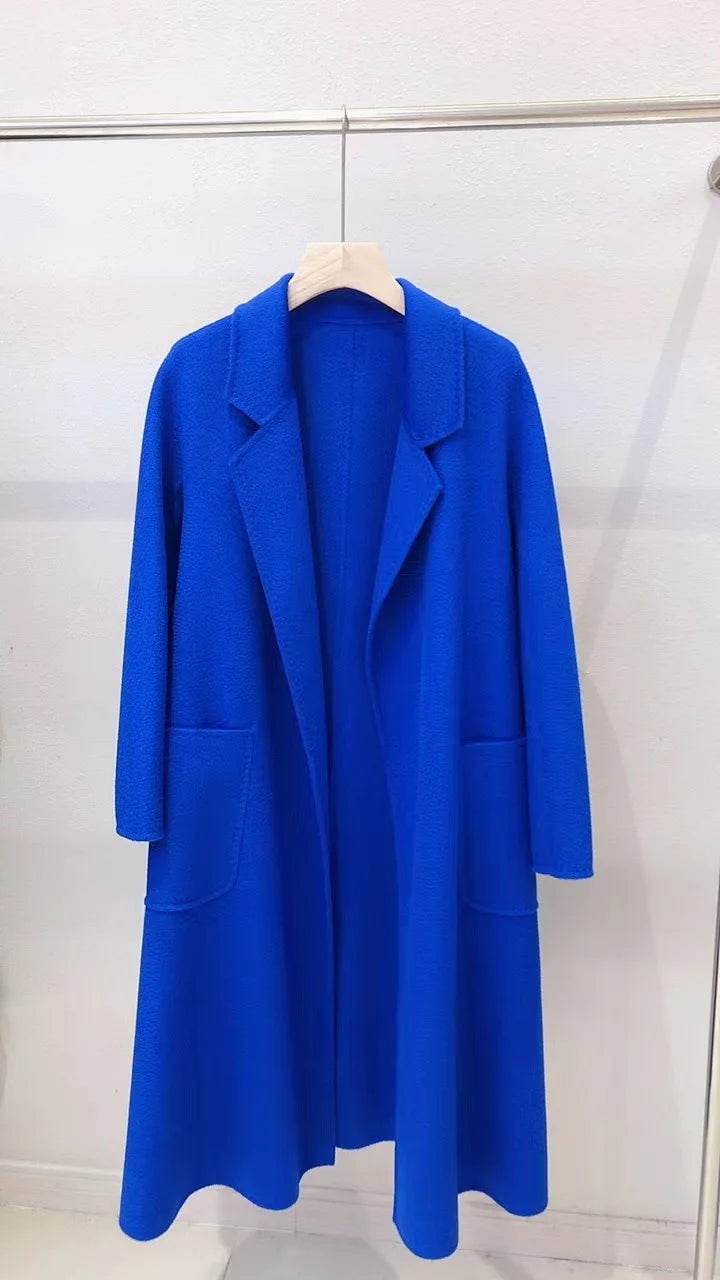 RosEvans Handmade Wool Coat - Double-Sided, Casual Style for Women - Buy Center US
