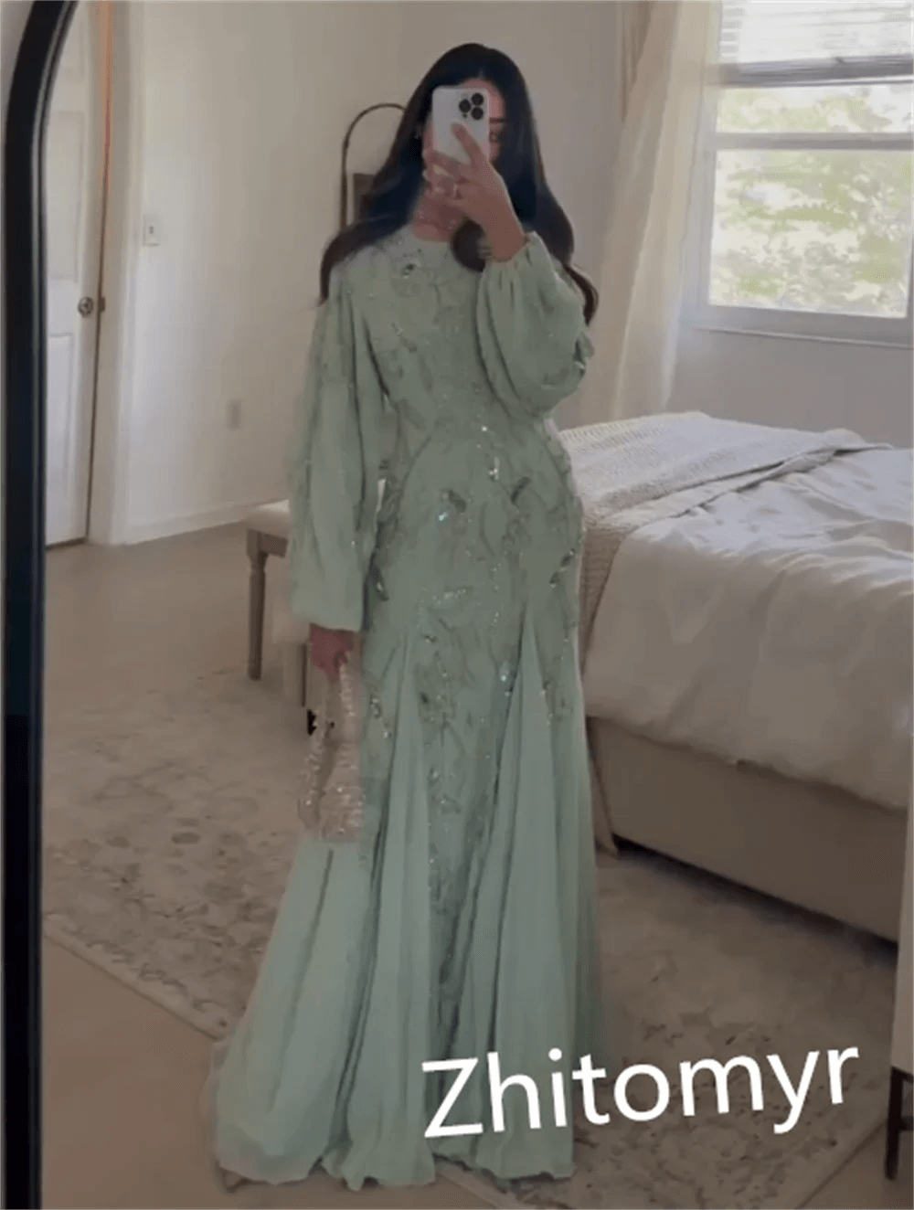 Customized A-Line Evening Dress - Exquisite Chiffon Gown for Formal Occasions - Buy Center US