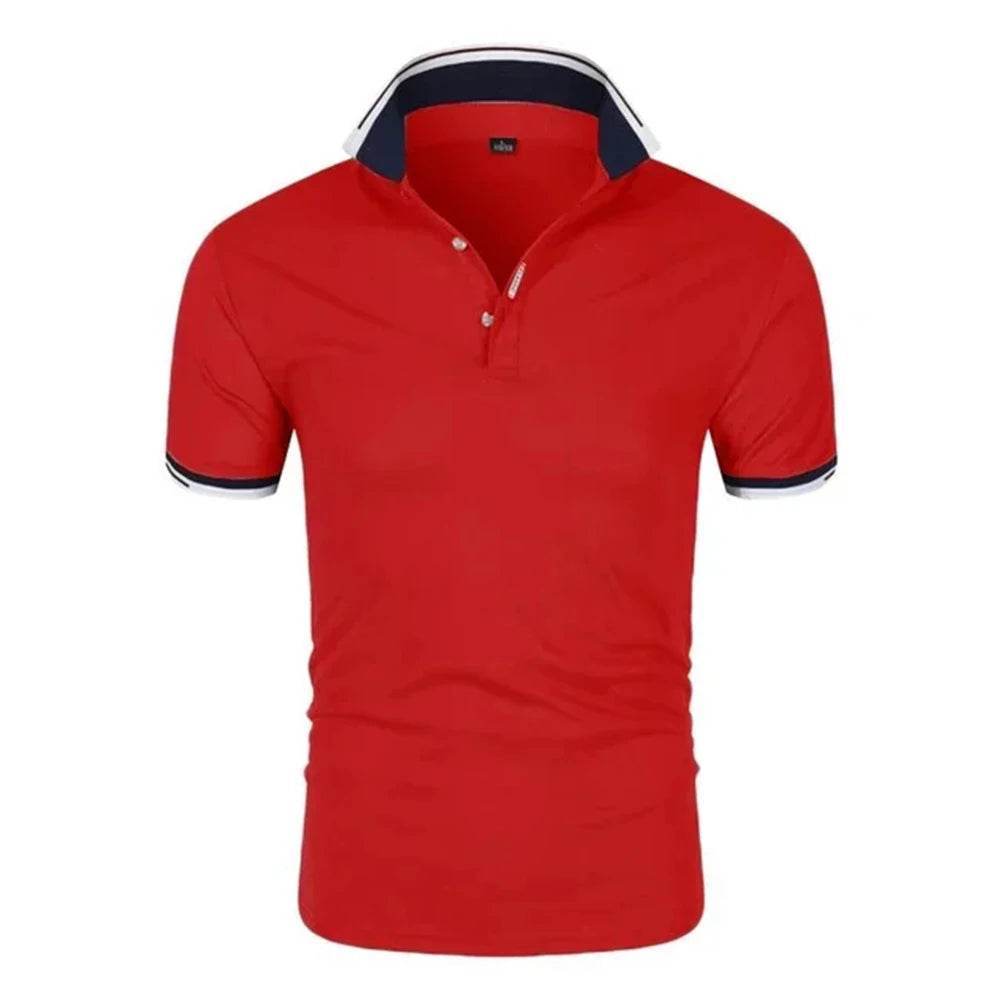 Men's Organic Cotton Polo Shirt - Casual Short Sleeve for Spring Style - Buy Center US