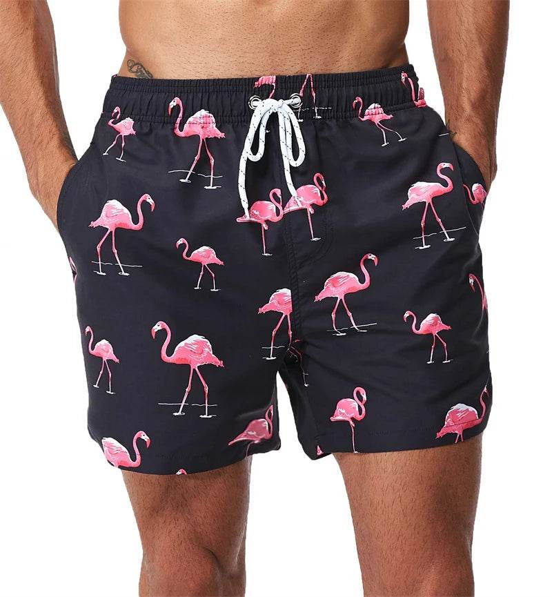 Trendy 3D Pineapple Print Beach Shorts - Surf Board Trunks for Men & Women - Buy Center US