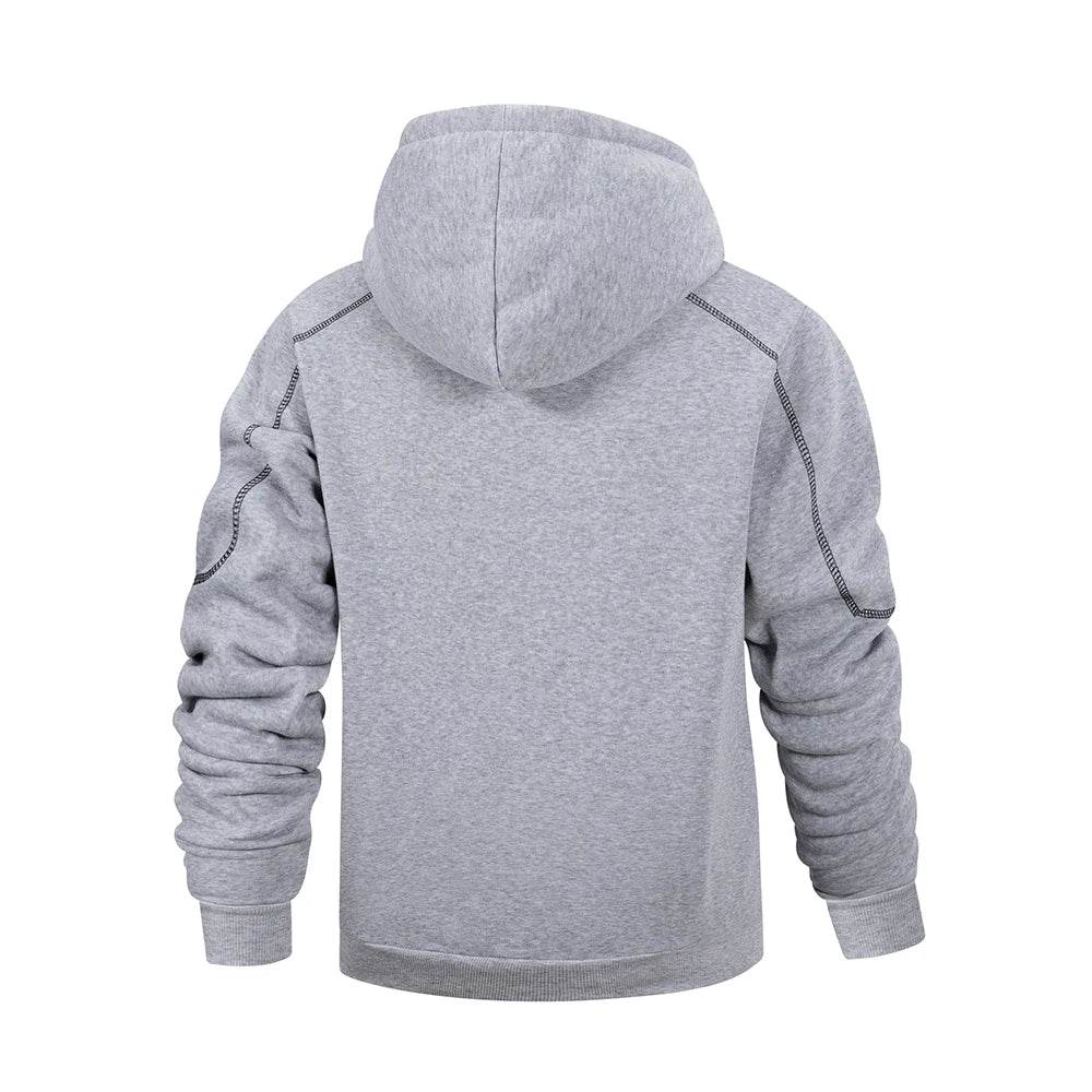 Men's Casual Sports Hoodie Coat - Slim Fit Zipper Cardigan Jacket - Buy Center US