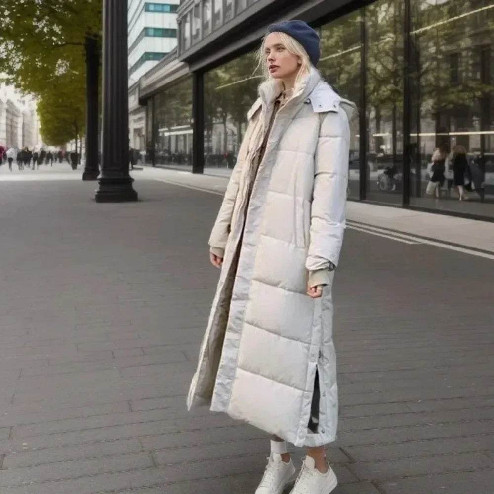 Nowsaa Women's Thick Warm Hooded Parka Coat - Autumn Winter Style - Buy Center US