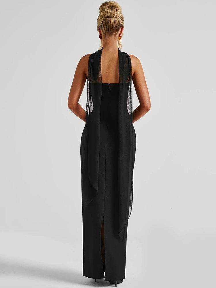 Mozision Strapless Maxi Dress - Sexy Bodycon Club Wear for Women - Buy Center US
