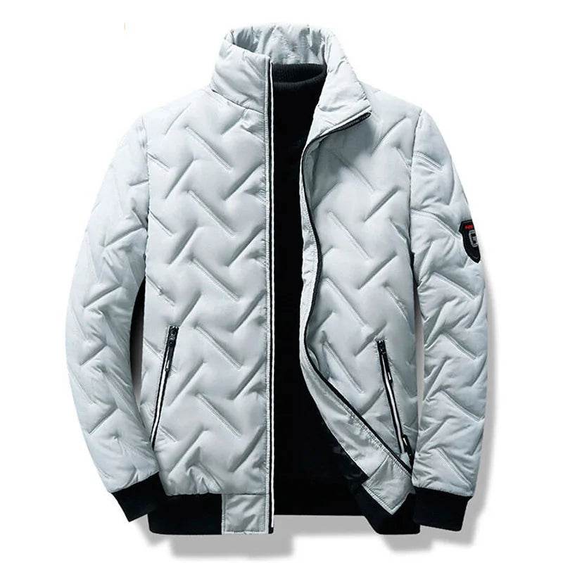 Men's Casual Lightweight Parka Jacket - Warm, Zipper Closure for Fall - Buy Center US