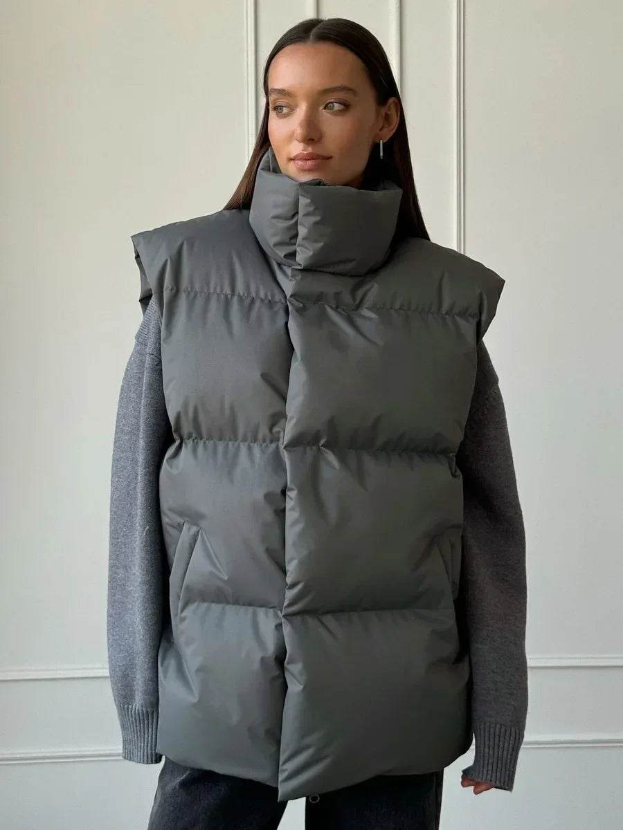 Wolfeel Women's Thicken Cotton Vest Jacket - Casual Winter Parka - Buy Center US