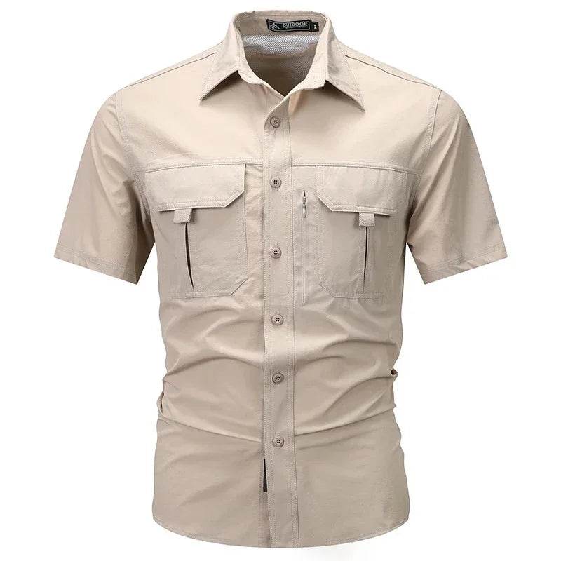 Wolf Inheritance Men's Tactical Short Sleeve Shirt - Quick Dry & Breathable - Buy Center US