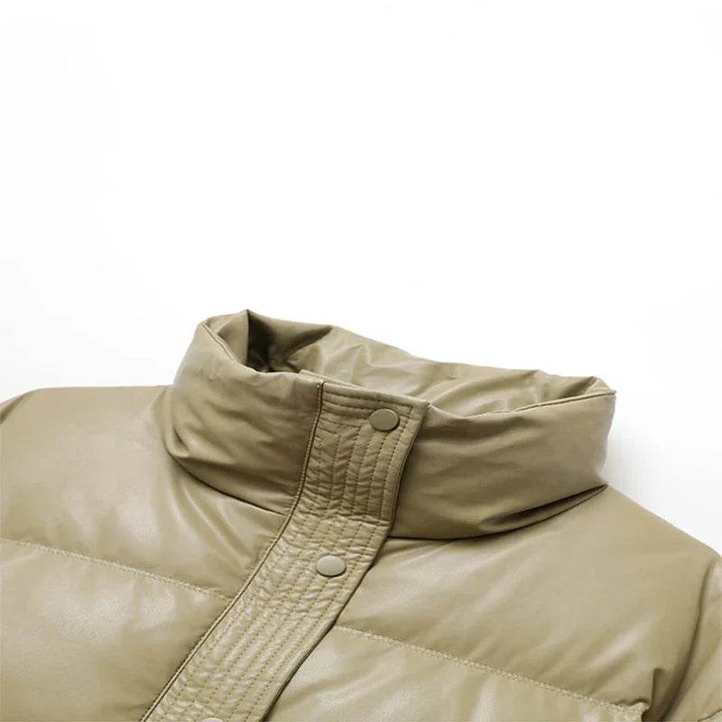 Heliar Women's Vintage Cotton-Padded Jacket - Thickened, Warm Hoodless - Buy Center US