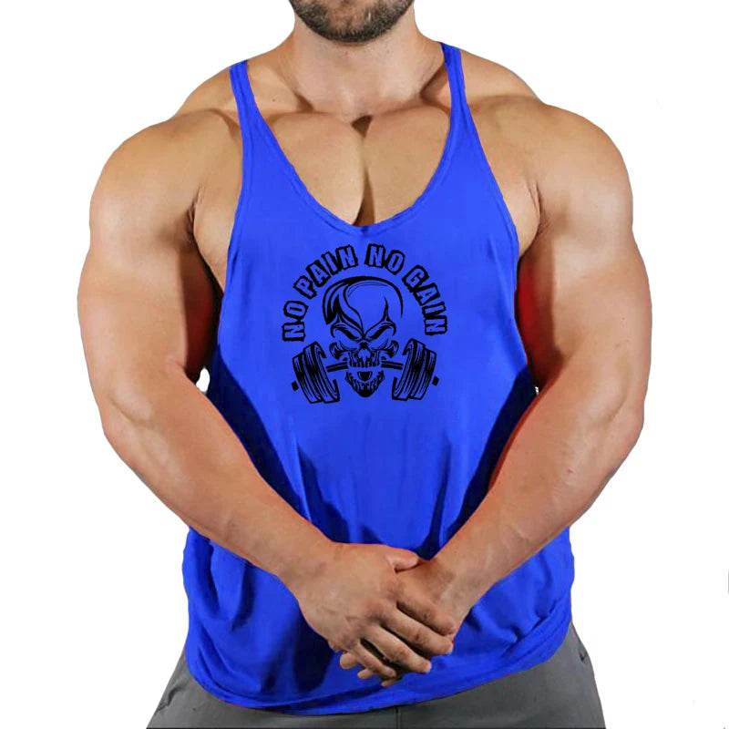 2024 Cotton Sleeveless Tank Tops for Men - Casual Bodybuilding Vest - Buy Center US