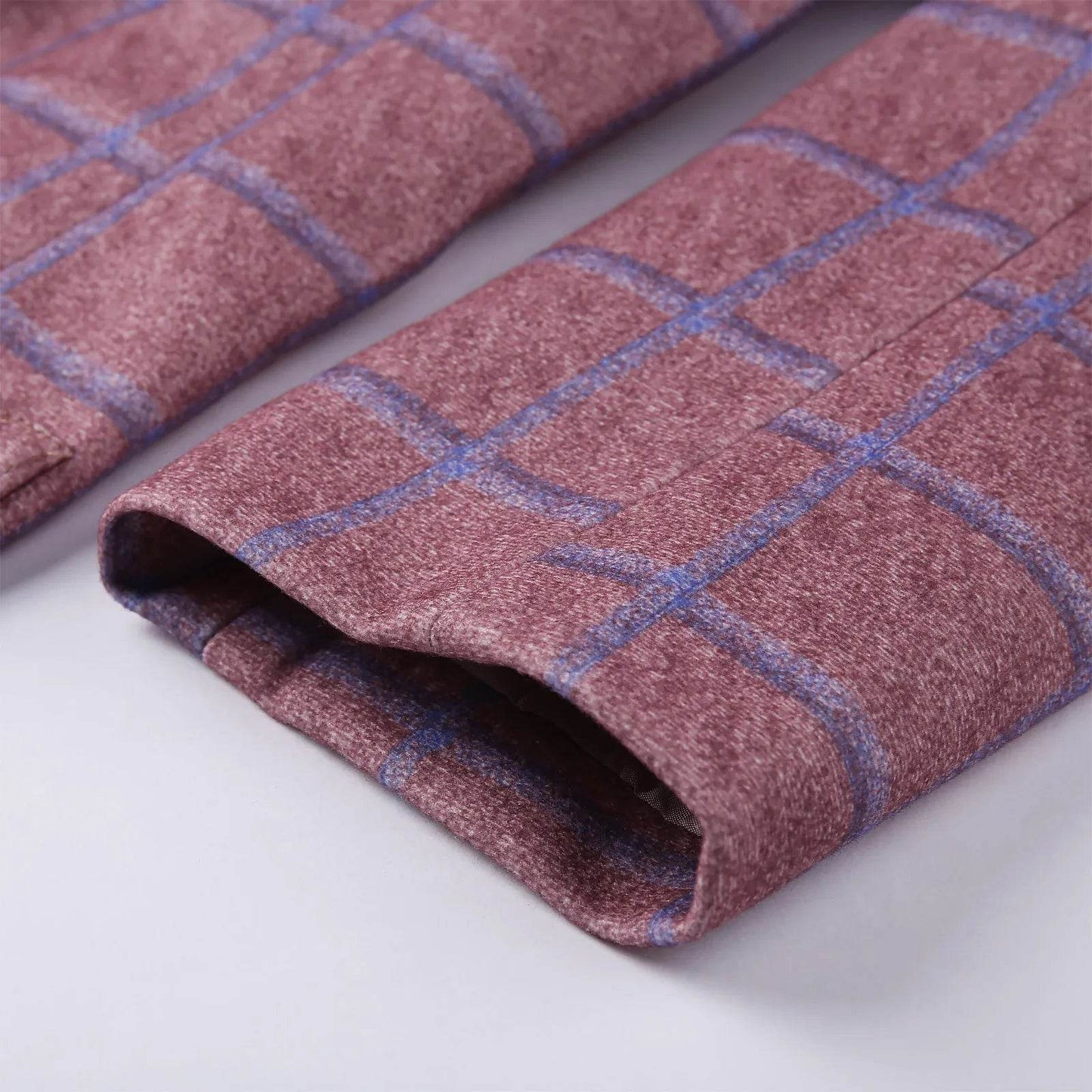 2024 New Men’s Plaid Blazer Jacket - Slim Fit, Long Sleeve Formal Coat - Buy Center US