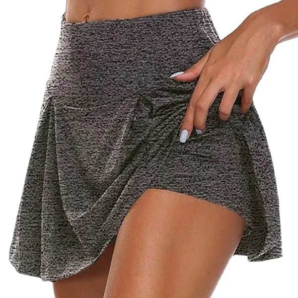 Zik Hekiy Women's Tennis Skirt with Shorts - Stretchy Summer Sporty Mini - Buy Center US