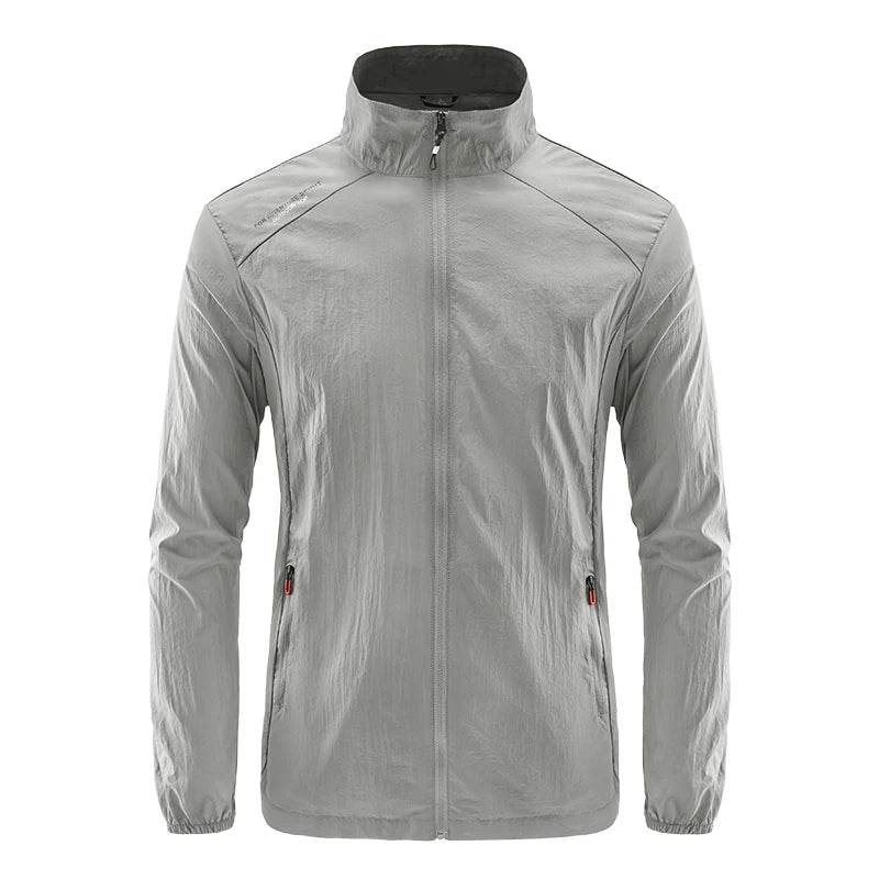 MuLS Men's Summer Windbreaker Jacket - Ultralight Casual Fishing Coat - Buy Center US