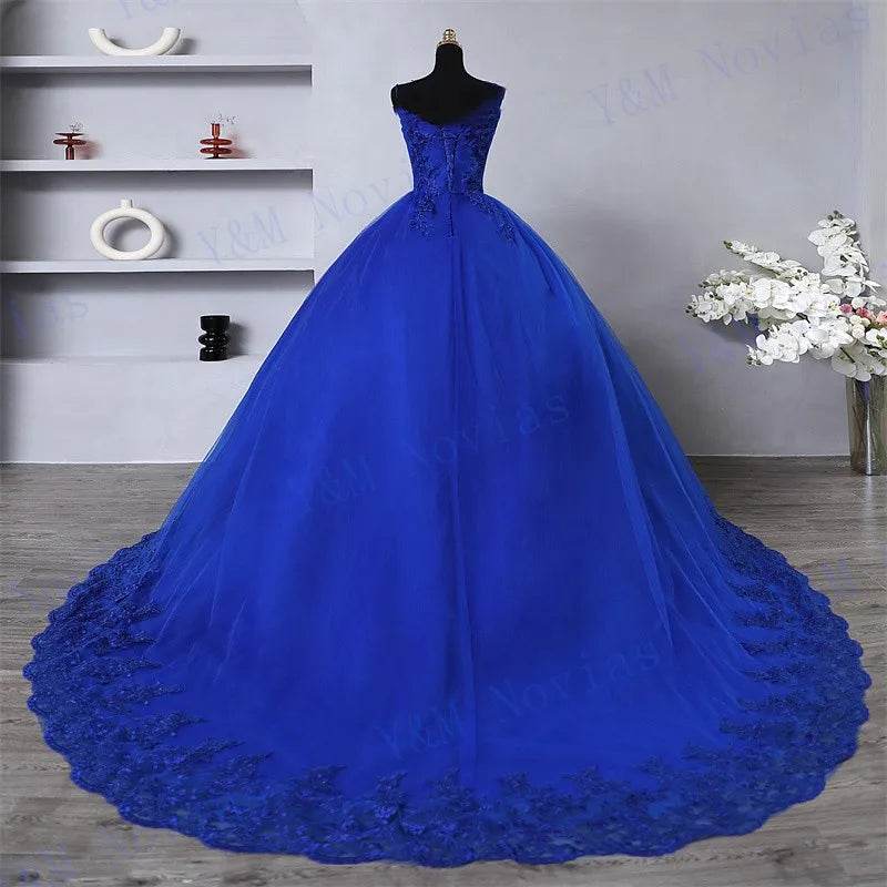 Y&M Customized Pink Sweet 16 Quinceanera Dress - Off Shoulder Ball Gown - Buy Center US