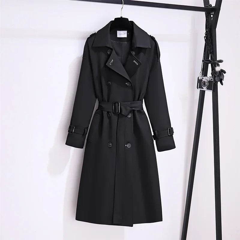 YIHERMIC Women’s Double Breasted Trench Coat - Stylish Autumn Jacket - Buy Center US