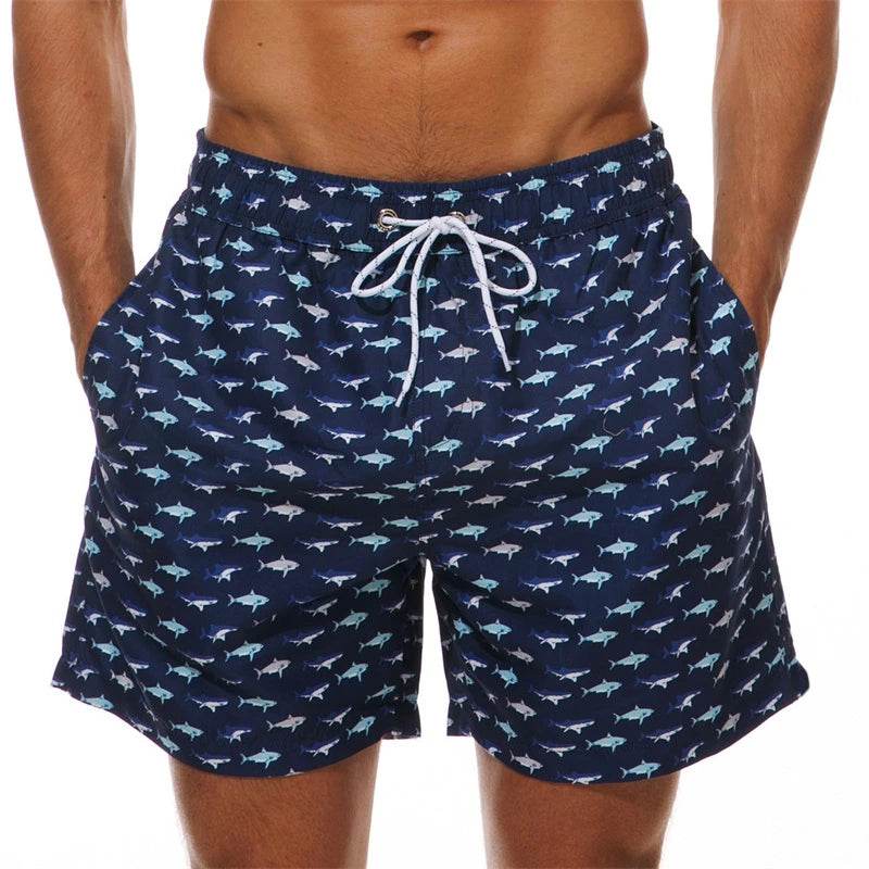 Trendy 3D Pineapple Print Beach Shorts - Surf Board Trunks for Men & Women - Buy Center US