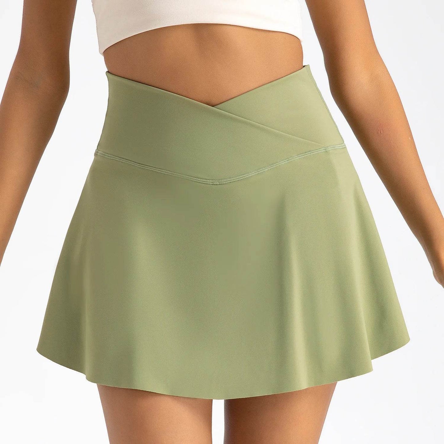 LUOBOLAN 2 in 1 Women’s Sports Skirt - Anti-Exposure Gym Shorts - Buy Center US