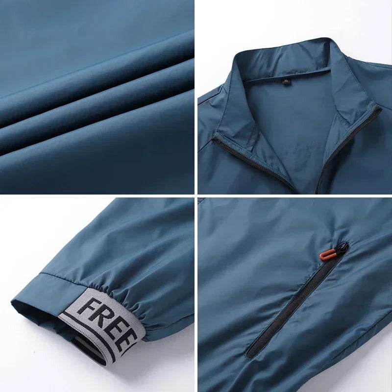 Men's Hiking Skin Jacket - Waterproof Outdoor Coat for Camping & Fishing - Buy Center US
