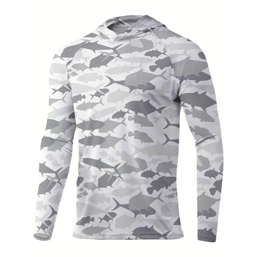 2025 Men's UPF 50+ Sun Protection Hoodie - Quick Dry & Breathable Shirt - Buy Center US