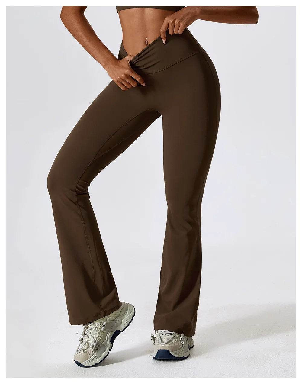 Seafanny Women's Flare Leggings - High Waist Yoga Trousers - Buy Center US