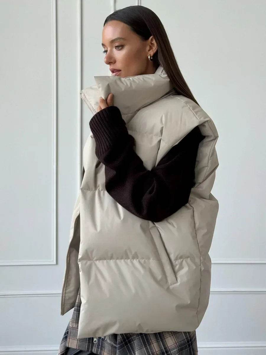 Wolfeel Women's Thicken Cotton Vest Jacket - Casual Winter Parka - Buy Center US